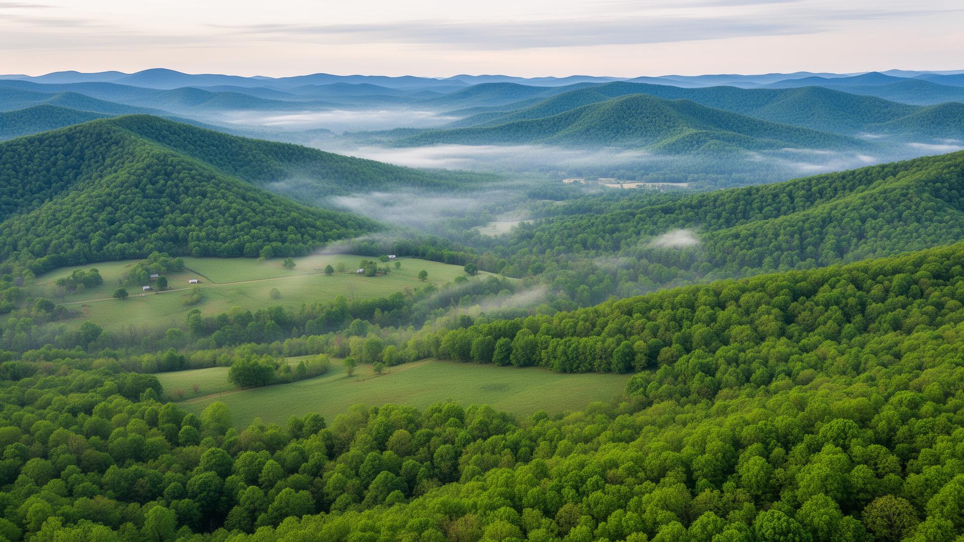 Beautiful mountain land in Murray County, Georgia