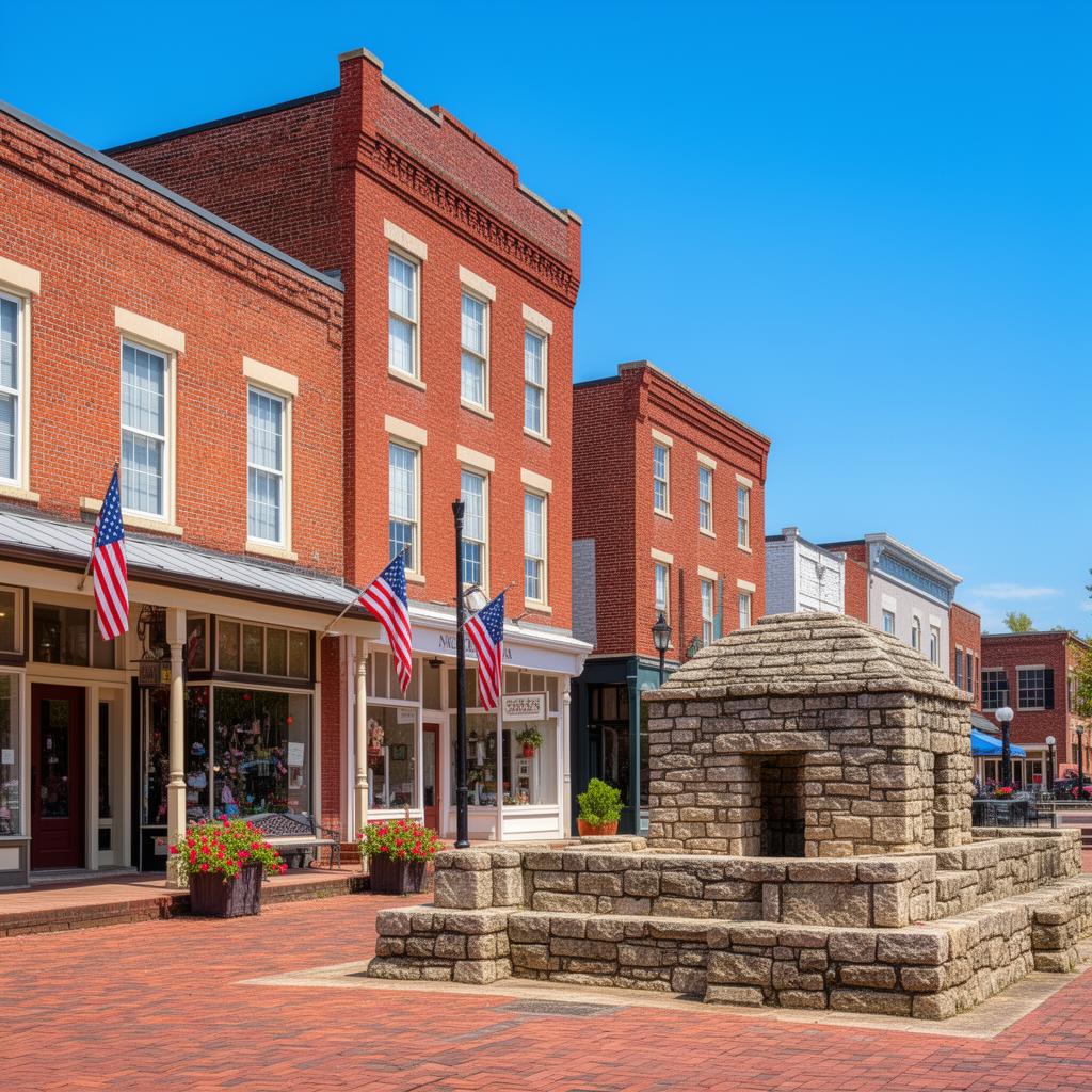 Historic downtown Nacogdoches Texas
