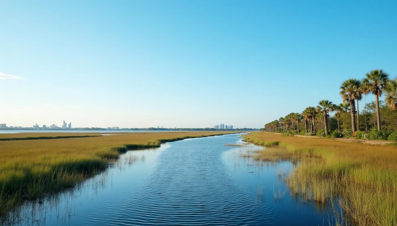 Cape Fear River coastal view