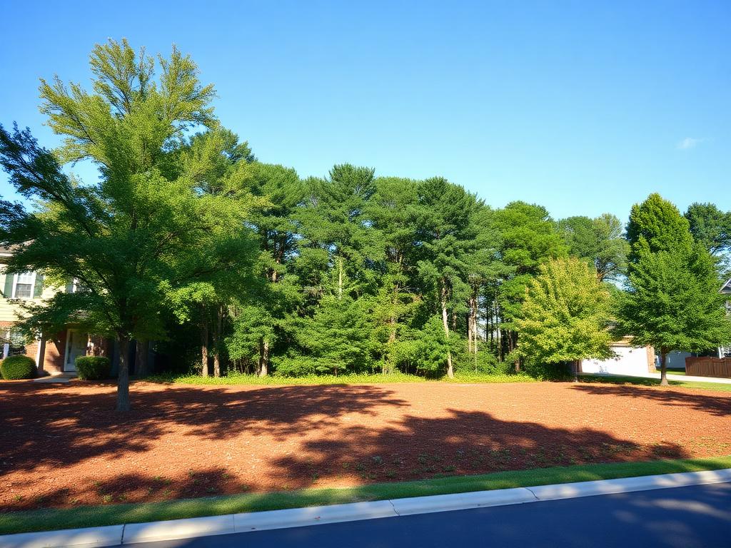 Residential lot in Norfolk VA neighborhood