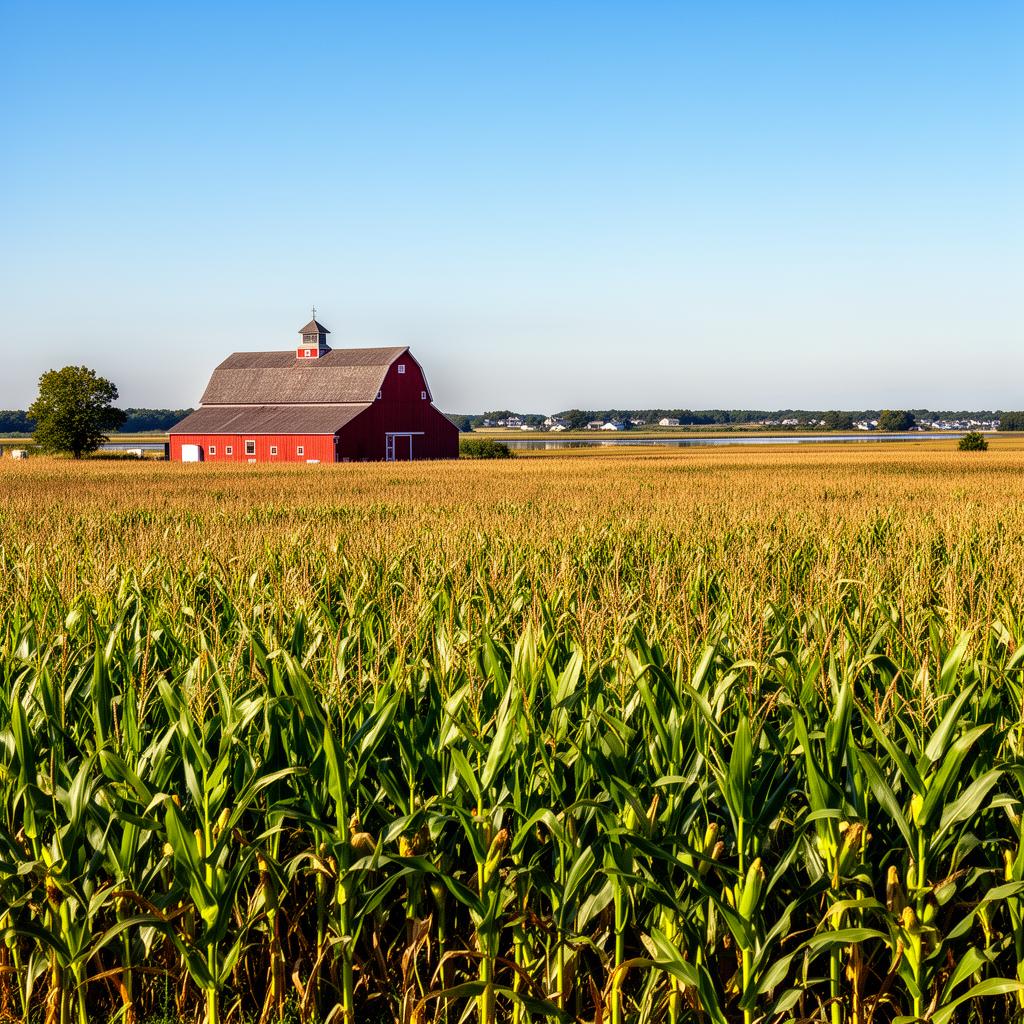 Farmland in Queen Anne's County, Maryland