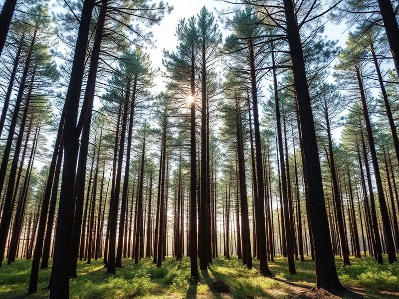 Pine woodland in Richmond County