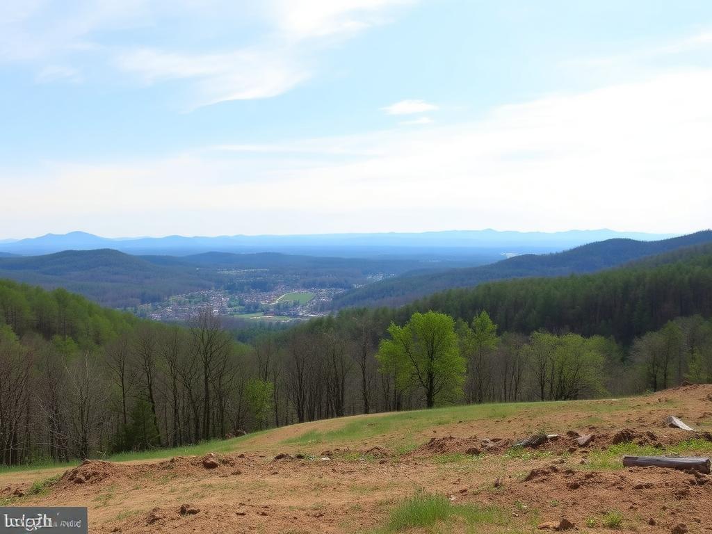 Development land in Roanoke Virginia with valley views