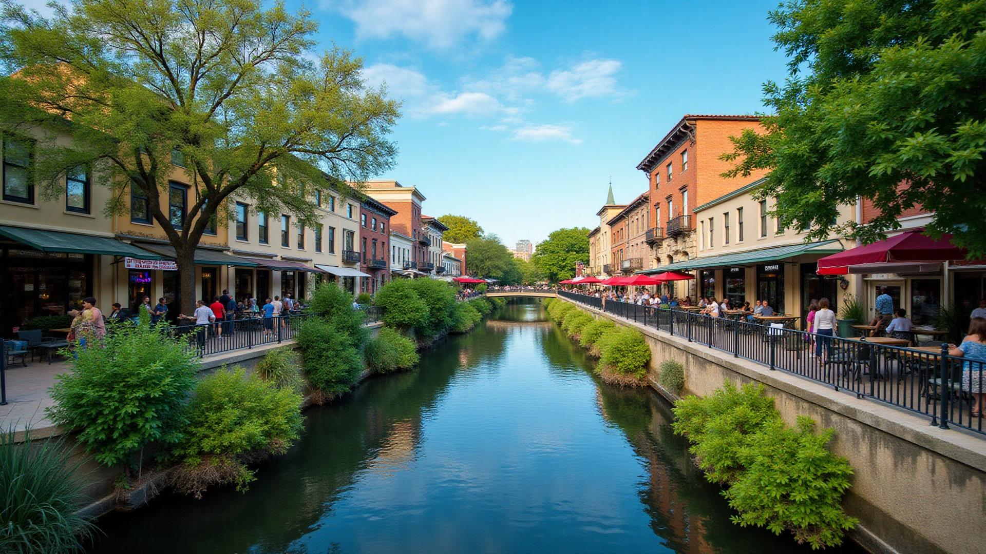 San Antonio River Walk scenic view