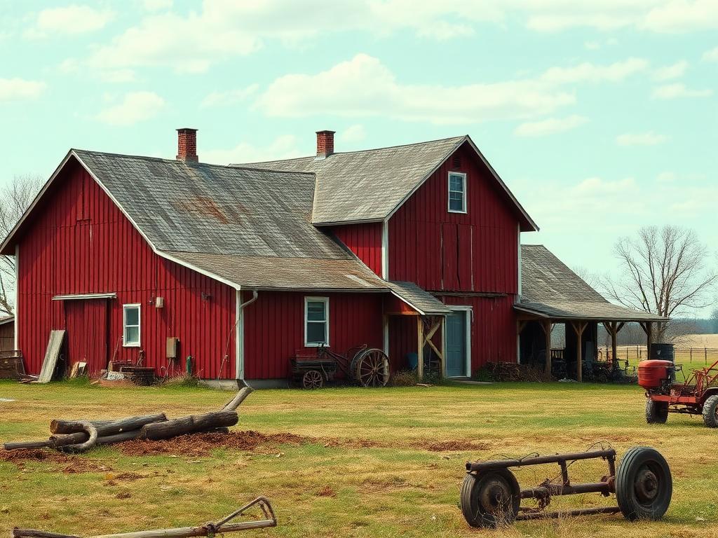 Small family farm facing financial hardship