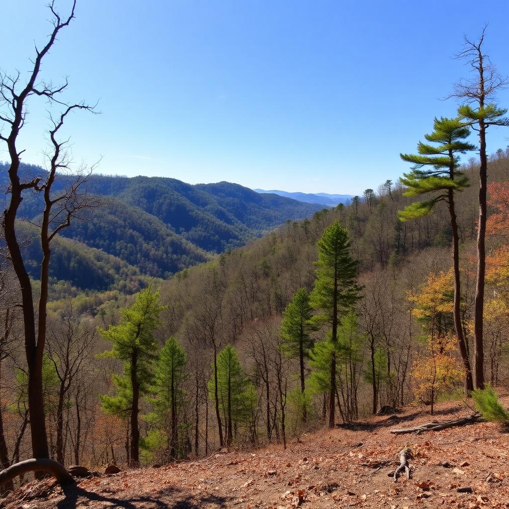 Mountain land lot in Sullivan County Tennessee