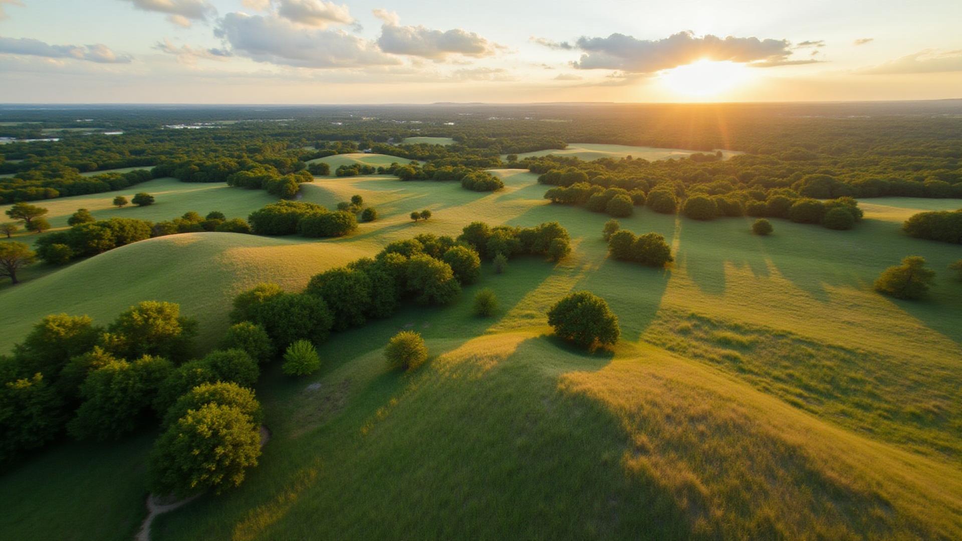 Texas state park with natural landscape and visitors