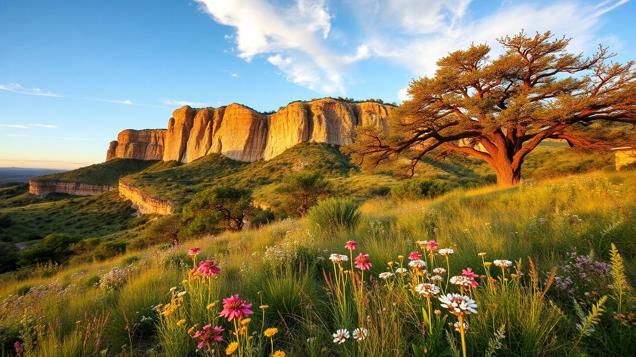 Texas Hill Country landscape with natural beauty