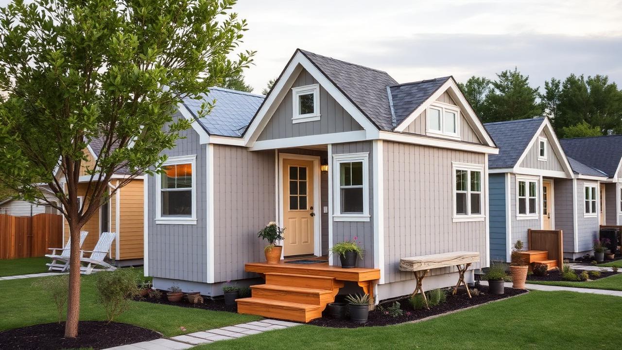 Profitable tiny home community development showing strong ROI