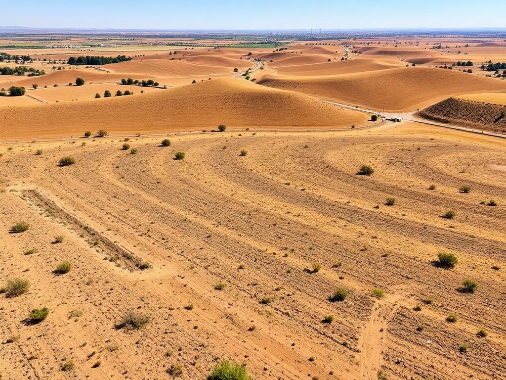 Vacant land parcel in Tulare County California