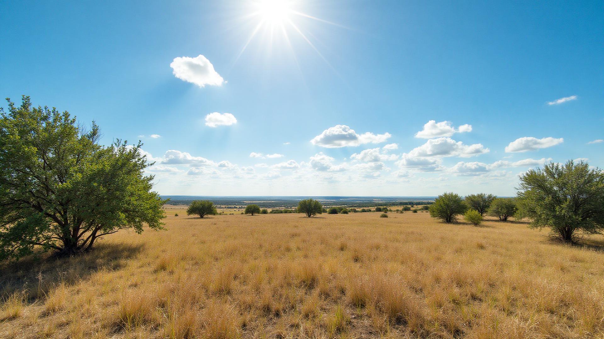 Open agricultural land in Uvalde County Texas