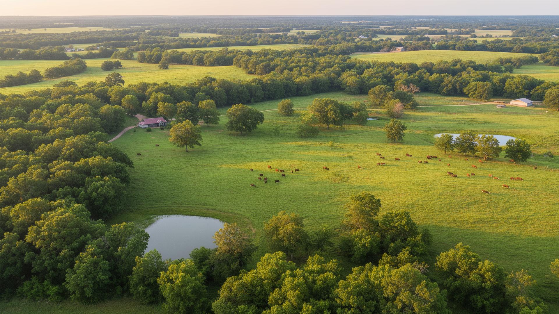 Van Zandt County pastoral landscape