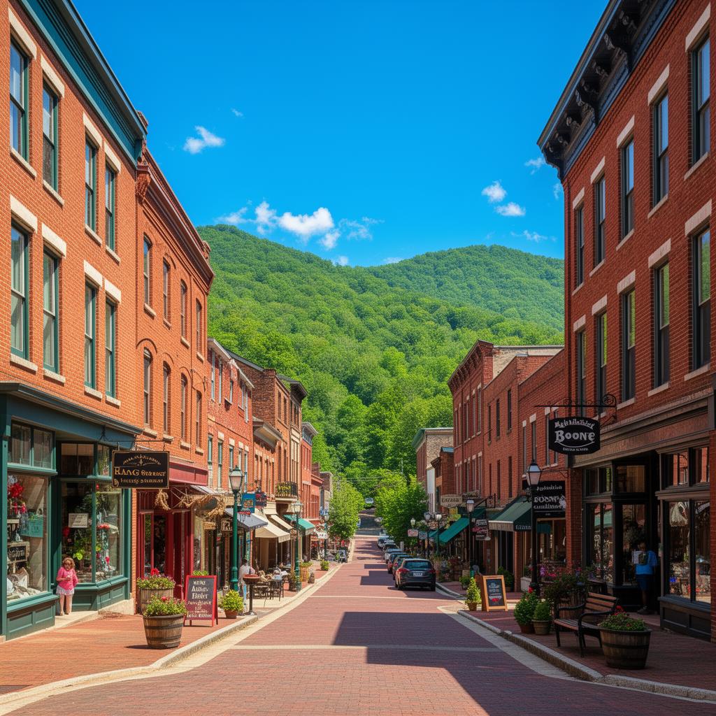 Downtown Boone, North Carolina