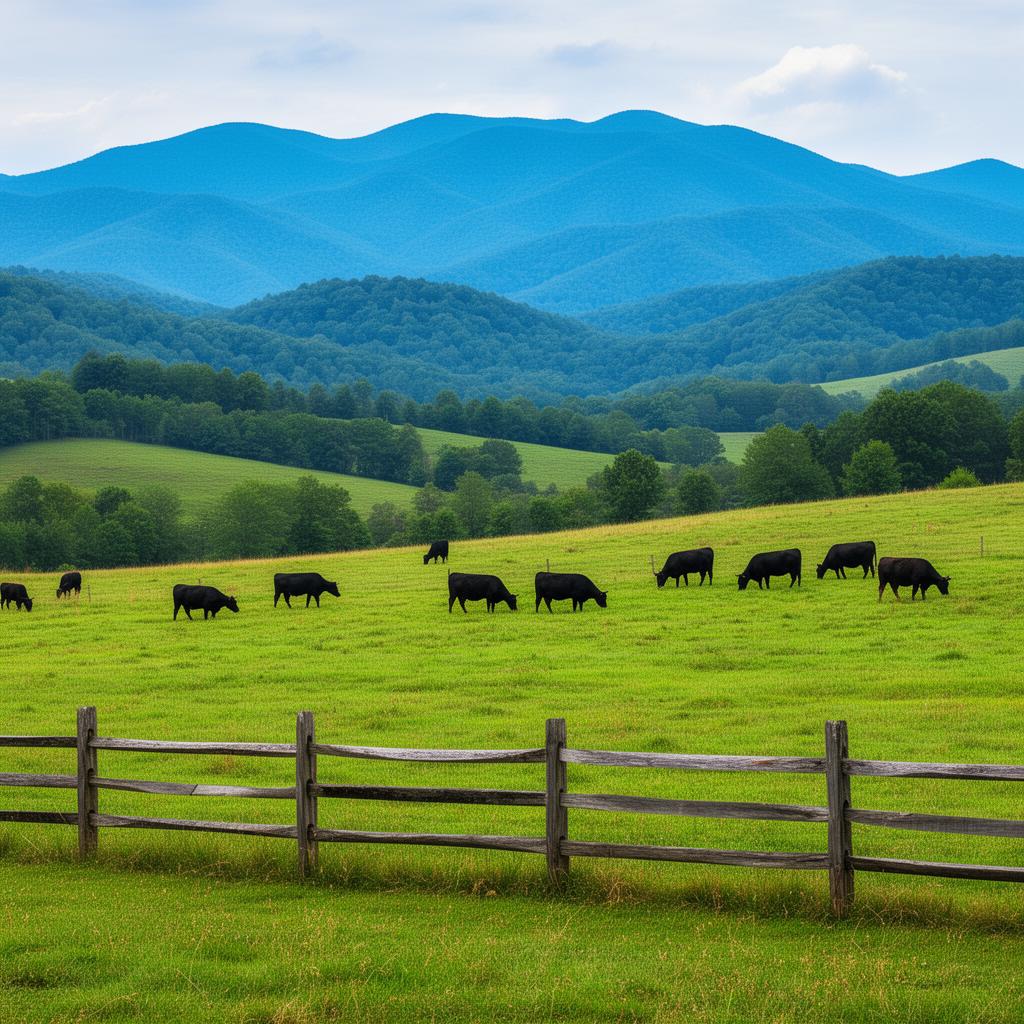 Mountain farmland in Watauga County