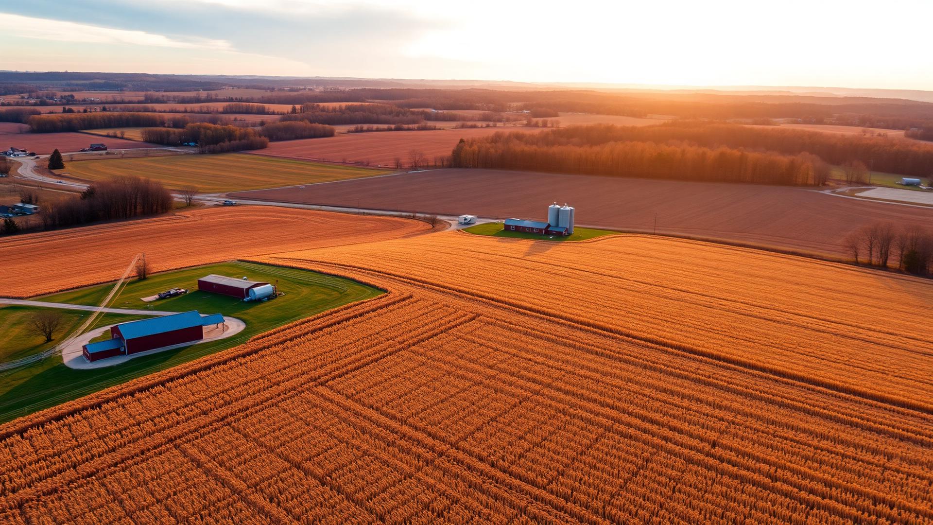 Farmland in Weakley County, Tennessee