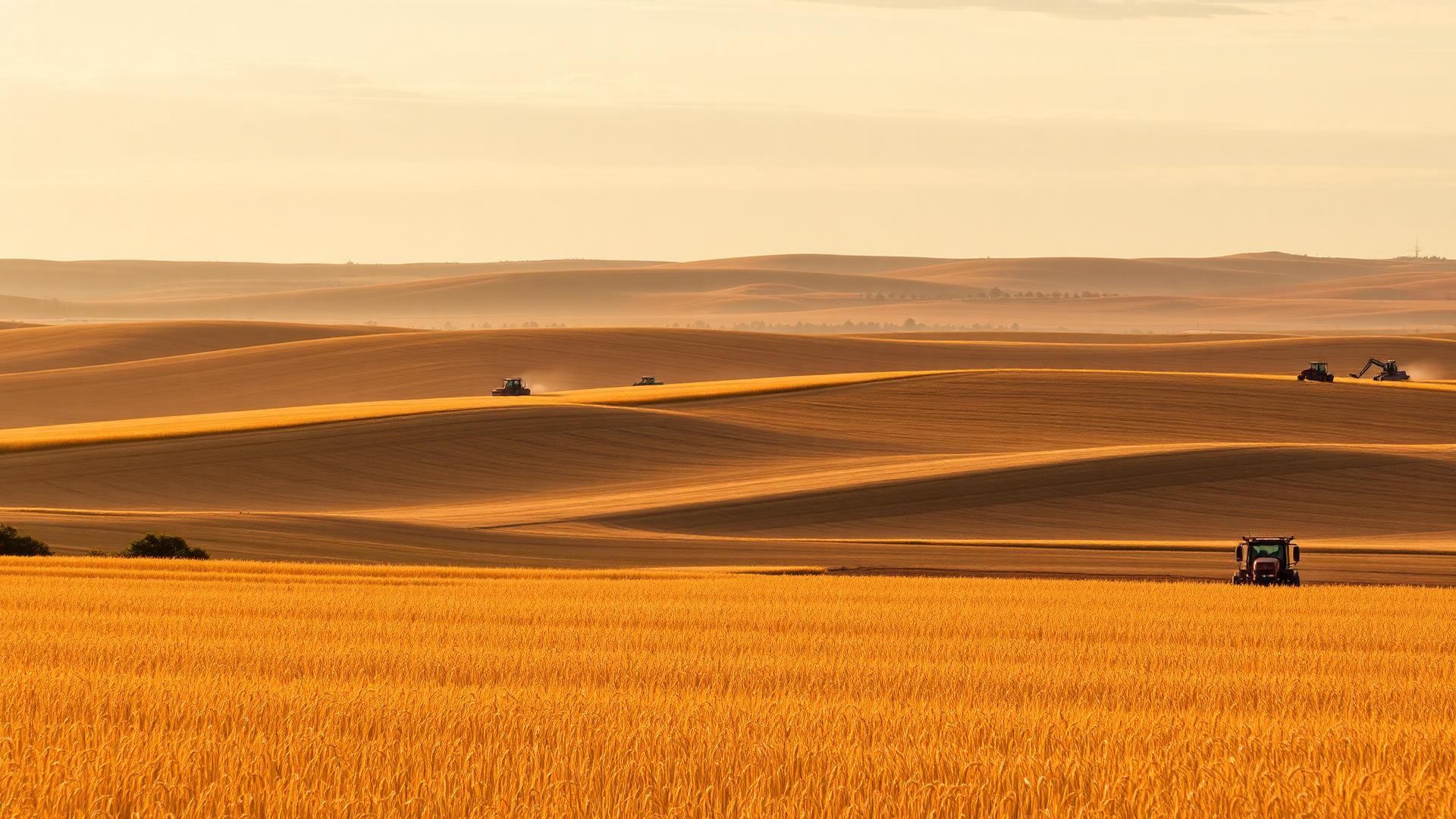 Agricultural farmland near Wichita Falls Texas