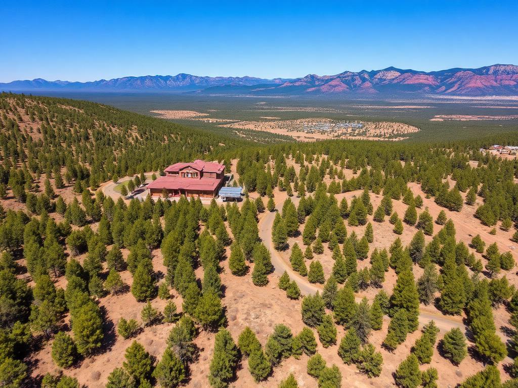 Rural property in Yavapai County Arizona with mountain views