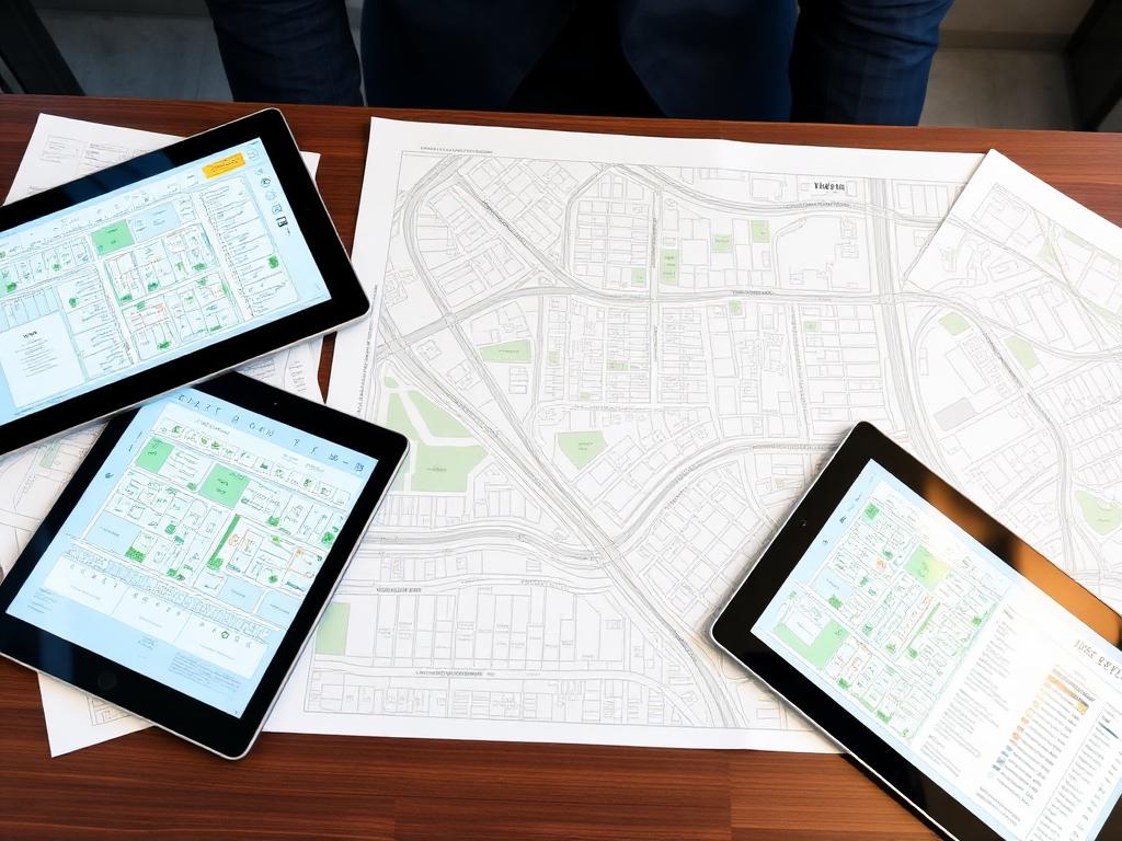 Zoning reform planning and urban development maps